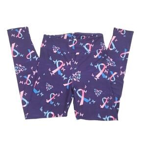 Fabulegs Butterflies Ribbons Legging Small Athleisure Loungewear Fairy Whimsical